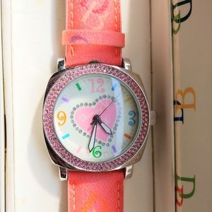 Dooney & Bourke Pink Crystal Watch